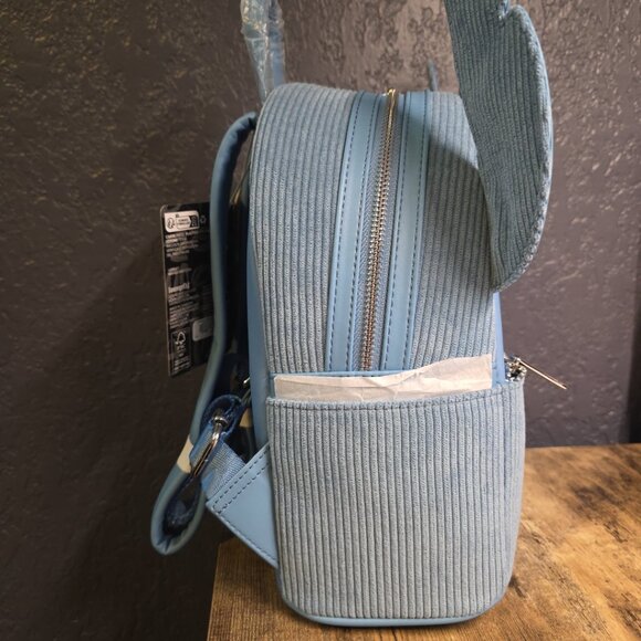 Loungefly Disney Lilo & Stitch Figural Stitch Corduroy Mini Backpack - NEW main image 9